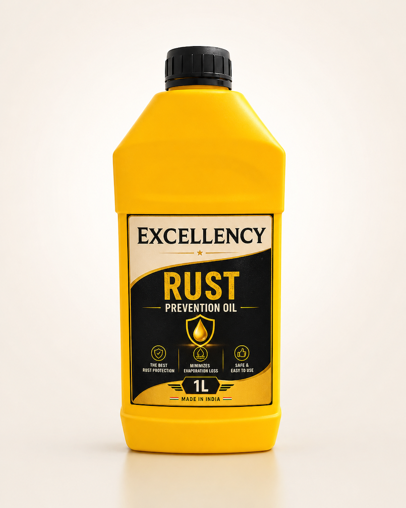 Excellency Rust Prevention Oil 1L yellow bottle